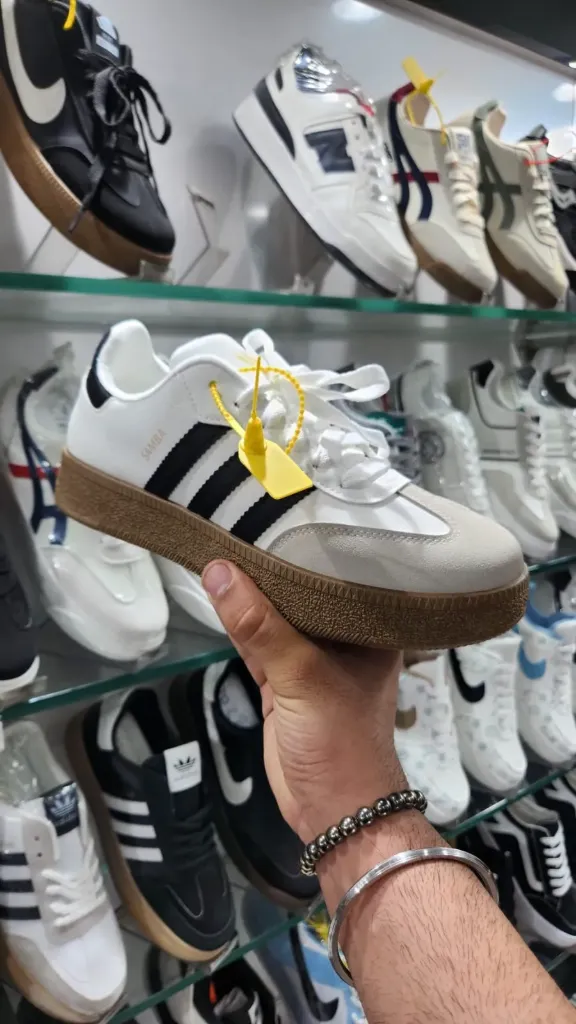 Adidas Samba Classic Shoes – White & Black (6)