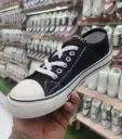 Classic Black Canvas Sneaker